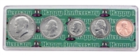 1977 - Anniversary Year Coin Set in Happy Anniversary Holder