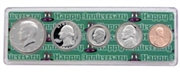 1982 - Anniversary Year Coin Set in Happy Anniversary Holder