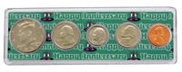 1993 - Anniversary Year Coin Set in Happy Anniversary Holder