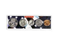 1994 Birth Year Coin Set in American Flag Holder