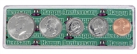 1995 - Anniversary Year Coin Set in Happy Anniversary Holder