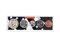 1999 Birth Year Coin Set in American Flag Holder