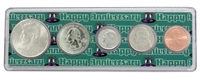 2002 - Anniversary Year Coin Set in Happy Anniversary Holder