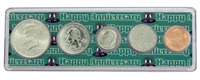 2007 - Anniversary Year Coin Set in Happy Anniversary Holder