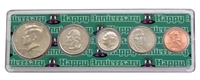2008 - Anniversary Year Coin Set in Happy Anniversary Holder