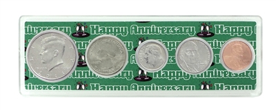 2011 - Anniversary Year Coin Set in Happy Anniversary Holder