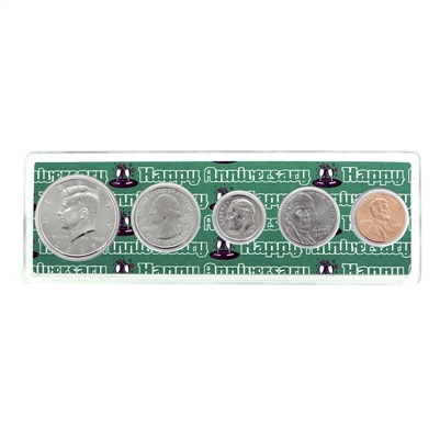 2019 - Anniversary Year Coin Set in Happy Anniversary Holder