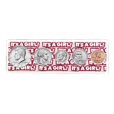 2021 Birth Year Coin Set in "It's a Girl" Holder