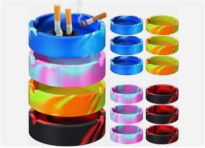 Silicone Ashtray Round