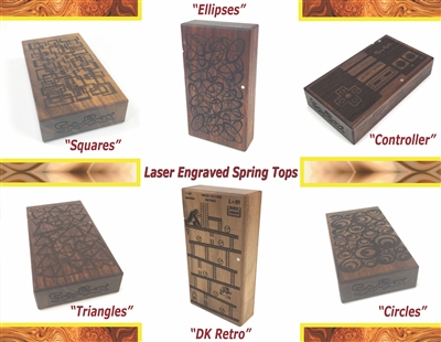 Laser Engraved Spring Tops