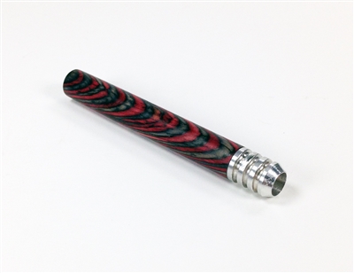 Wood Covered Tobacco Pipe -- NightFire