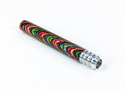 Wood Covered Tobacco Pipe -- Oasis