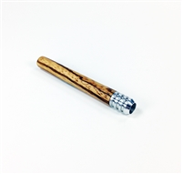 Wood Covered Tobacco Pipe --ZebraWood