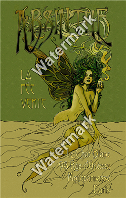 Green Fairy Absinthe Poster