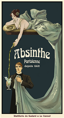 Absinthe Godard Poster