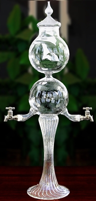 Aquitaine 2 Spout Glass Absinthe Fountain