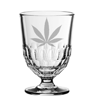 Cannabis Etched Artois Absinthe Glass La Rochere Artois 611601