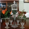 Etched ABSINTHE Deluxe 4 Spout Absinthe Fountain With Glasses & Spoons