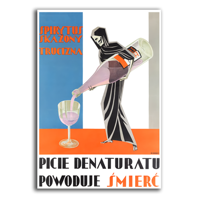 Vintage Polish Absinthe Poster