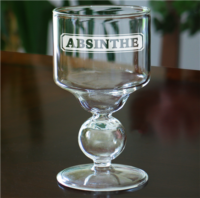 ABSINTHE Etch Premium Bubble Reservoir Glass Blown