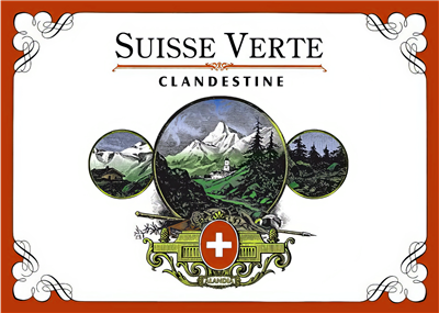 Vintage Absinthe Poster Suisse Verte