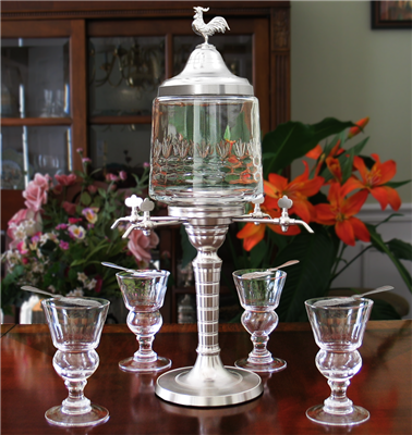 Premium 4 Spout Absinthe Fountain Set