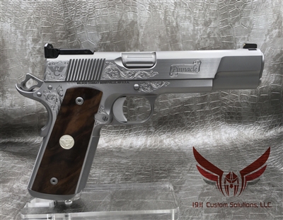 Wilson Combat Pinnacle Supergrade 9MM- All Stainless Steel with Matte Bead Blast Polished Sides