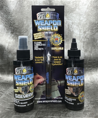 Weapon Shield Solvent and CLP Kit