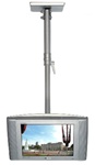 LCD 13"-23" Vesa Ceiling 50/75/100mm Up To 22 lbs., Tilt/Swivel/Adj. Drop