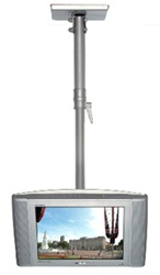 LCD 13"-23" Vesa Ceiling 50/75/100mm Up To 22 lbs., Tilt/Swivel/Adj. Drop