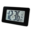 Marathon Atomic Self-Setting/Adjusting Wall Clock w/ 8 Time Zones (BLACK GLASS))