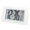 Marathon Atomic Self-Setting/Adjusting Wall Clock w/ 8 Time Zones ( WHITE GLASS)