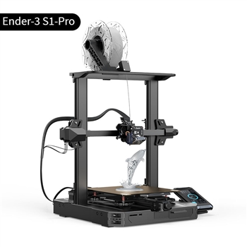 Creality Ender-3 S1 Pro 3D Printer with High Temperature Printing, Multi-Filament Material, Silent Motherboard, Glass Platform &  4.3 inch Touchscreen