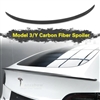 Tesla Model Y Carbon Fiber Rear Trunk Lip Spoiler (MATTE)