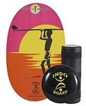 Indo Board Original Training Pack (Robert August - Endless Summer) w/ Roller & Cushion