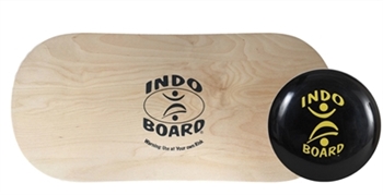 Indo Board ROCKER NATURAL WITH CUSHION - Standing Desk Balance Accessory