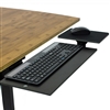 KT1 Under Desk Stand-Up Keyboard Tray with Negative Tilt (Black)