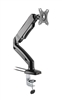 Rocelco MA1 Single Monitor Arm with Motion Assist (BLACK)