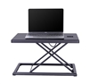 Rocelco PDR Portable Desk Riser for Laptops, Mobile Office Workspace (BLACK)