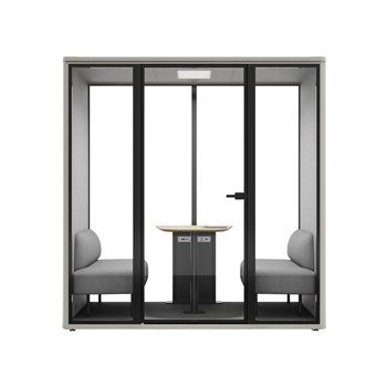 Uncaged Ergonomics Office Pod- Soundproof Work & Meeting Booths (LARGE/WHITE)