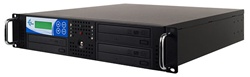 Rack Mount 3 Copy Black DVD/CD Duplicator (Black)