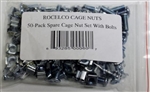 Rocelco 50-Pack Spare Cage Nuts