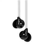 Veho VEP-003-360Z1 360 Stereo Noise isolating Earphones with flex 'anti' tangle cord (White)