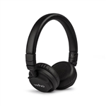Veho ZB-5 On-Ear Wireless Bluetooth Headphones | Foldable Design | Leather Finish | Microphone | Remote Control | Wired Option | Rechargeable | Black - (VEP-012-ZB5) Headphone