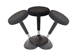 Uncaged Ergonomics Wobble Stool - BLACK