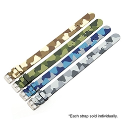 Marathon CAMOUFLAGE RUBBER WATCH STRAPS IN VARIOUS COLOURS (20MM)