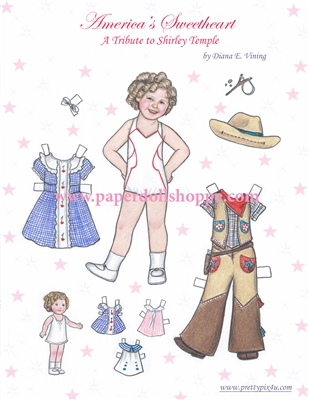 "America's Sweetheart" Paper Doll