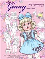 "Color Me Ginny" Paper Doll Coloring Book