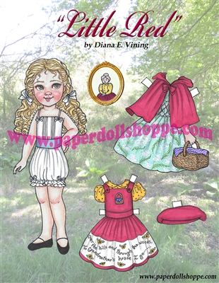 "Little Red" Paper Doll