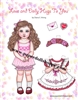 "Love & Dolly Hugs" Paper Doll